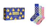 Happy Socks unisex giftbox 3P sokken rubber duck multi