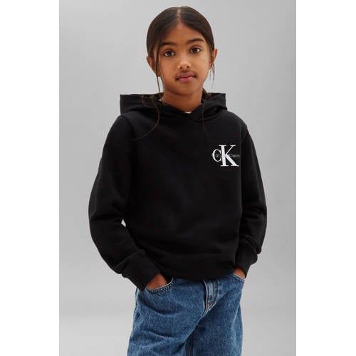 Calvin Klein hoodie met logo - zwart