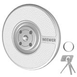 NEEWER Magnetische telefoonstatiefadapter met zelfklevende metalen ring 1/4 inch - Accessoire compatibel met iPhone 16 Pro Max 15 14 13 12 MagSafe - video-selfie-houder
