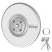 NEEWER Magnetische telefoonstatiefadapter met zelfklevende metalen ring 1/4 inch - Accessoire compatibel met iPhone 16 Pro Max 15 14 13 12 MagSafe - video-selfie-houder