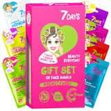 7Days Gezichtsmaskers Para Toda La Semana Estuche 7 Pz