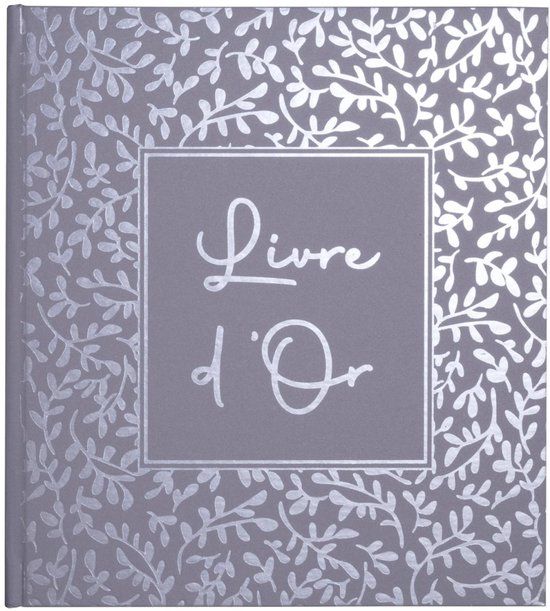 Exacompta 47365E Livre d'or 140p 21x1 Bleu gris