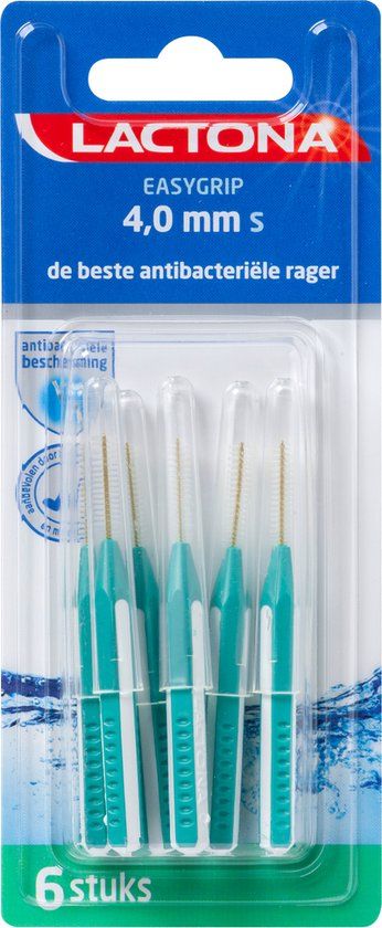 Lactona Ragers Easygrip S 4,0 mm - Tandenrager - 7 stuks