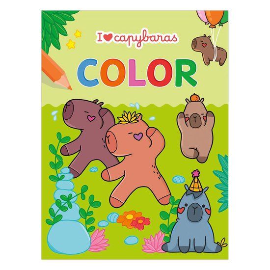 I Deltas I love Capybaras Color kleurblok