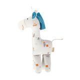 knuffel Sigibaby Knuffel Giraffe Blauw