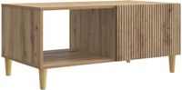 vidaXL Salontafel Artisanaal eiken 90 x 50 x 40 cm