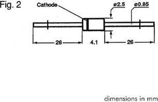 Perel - ZB51V0 Zener-Diode, 51V-1.3W 147792