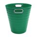Waytex 931076 Afvalemmer voor kantoor, groen, prullenbak van kunststof, modern design, voor kantoor, slaapkamer, badkamer, inhoud 12,5 l, kleur: groen