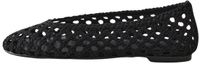 Next - Dames - Forever Comfort® geweven ballerina's van satijn - Zwart