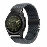 By Qubix Qubix - Braided Nylon Watch Strap with Parachute Clasp - Grey - 22mm Quickfit - Compatible with Garmin Fenix 9 / 9 Pro - 47mm