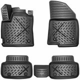 ELMASLINE 3D Rubber Automatten voor DACIA SANDERO 2021-2026 [3. Gen] - geurloos & op maat - hoge rand
