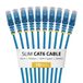 StarTech.com N6PAT50CMBLS10PK Netwerkkabel Blauw 0,5 m Cat6 U/UTP (UTP) - 10 Stuks