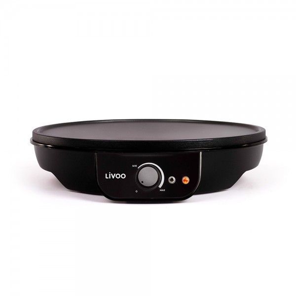 Livoo DOP196 Crêpe Maker - 1000W - Zwart - Ø 30 cm