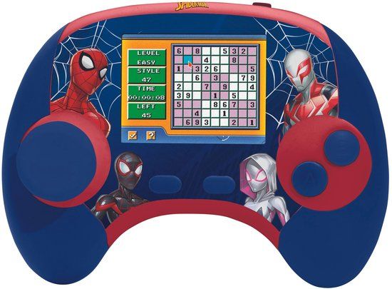 Lexibook Power Console Spiderman de jeux éducative bilingue en français et anglais