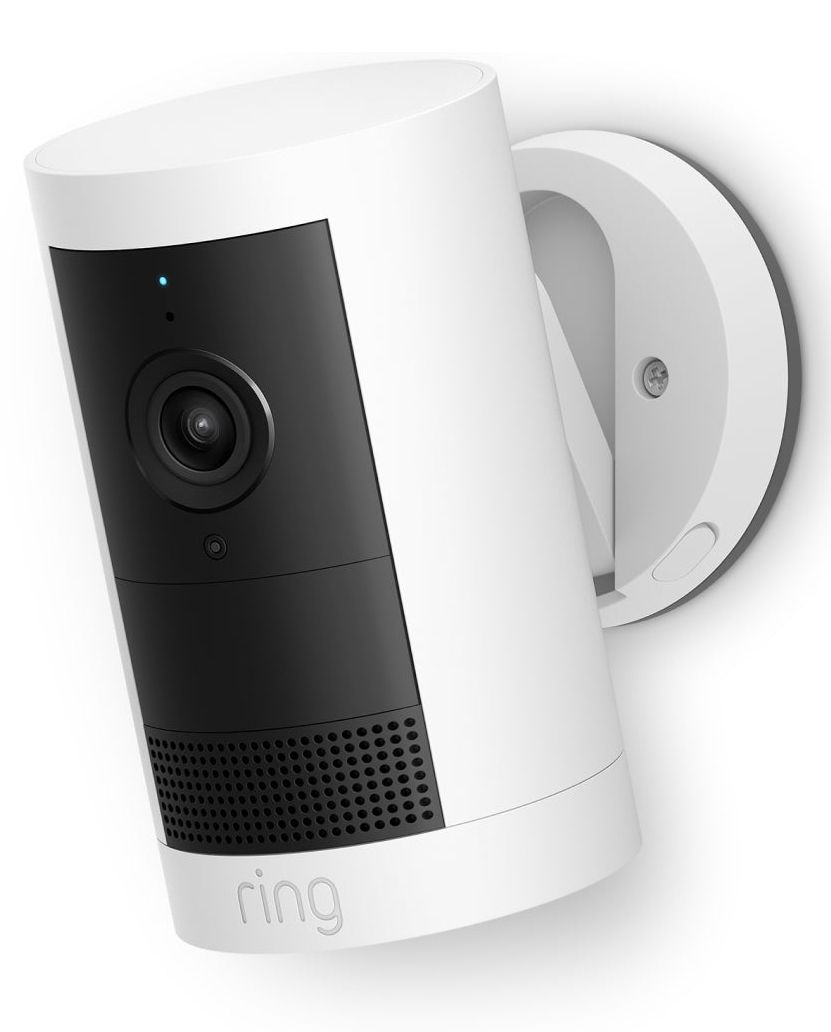 Ring Outdoor Camera Plus - Battery - White - 2K - Outdoor Camera