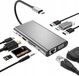 Tradebit Hub USB-C avec LAN, HDMI, Micro SD et 3x USB 3.0