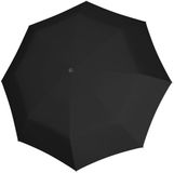 doppler Paraplu Fiber Smart Fold Uni Black Zwart