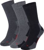 Apollo Wandelsokken Unisex Maat 39/42 Multi Blauw 3 Paar
