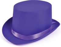 Bristol Novelty Ltd Bristol Novelty Unisex Satin Top Hat (Purple)