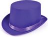 Bristol Novelty Ltd Bristol Novelty Unisex Satin Top Hat (Purple)