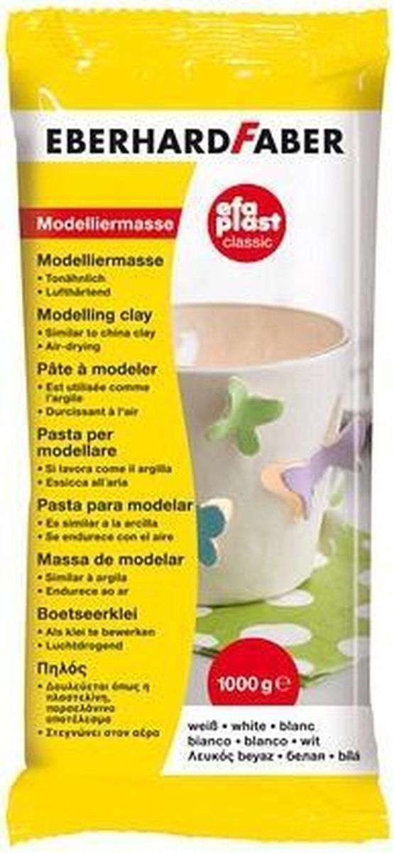 Eberhard Faber Boetseer klei/gips wit 1 kilo