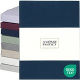 Schöner Wohnen Drap-housse Basic - 1 Pièce 150x200 Cm, Bleu