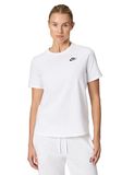 NIKE Sw Club T-shirt White/Black XXL
