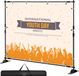 VEVOR Posterstandaard 10' X 8' Banner Stand Display 8'x 8' To 10' X 8' Foto Achtergrondhandel Promotie