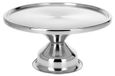 Mojawo Plateau tournant, présentoir à gâteau, plateau de service, diamètre 33 cm, hauteur 8 cm, acier inoxydable