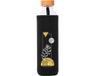 Flaska Universum - Glazen drinkfles - 500 ml - Zwart