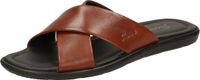 Sioux Minago Heren Teenslipper Bruin Leer