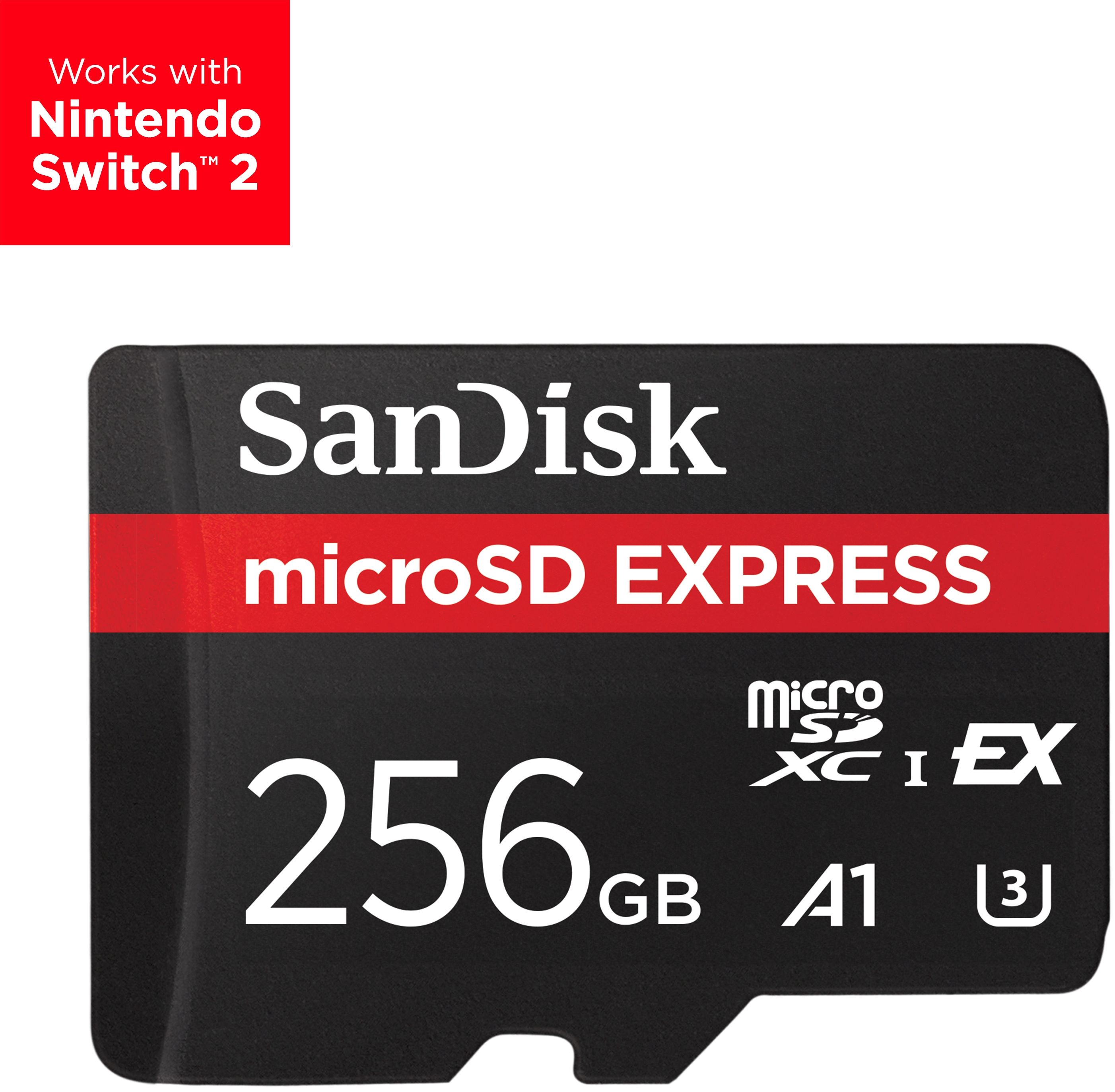 SanDisk Express 256GB MicroSDXC UHS-I - 880MB/s Read - 650MB/s Write