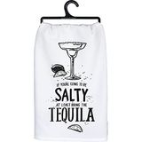 Primitives by Kathy Als je zout gaat zijn, breng dan tenminste de Tequila decoratieve keukenhanddoek mee