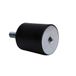 RS PRO Rubberen trildemper, buiten- en binnenschroefdraad buffer M4, Ø 15 mm x 15 mm, 60 Shore A, verpakking van 4 stuks
