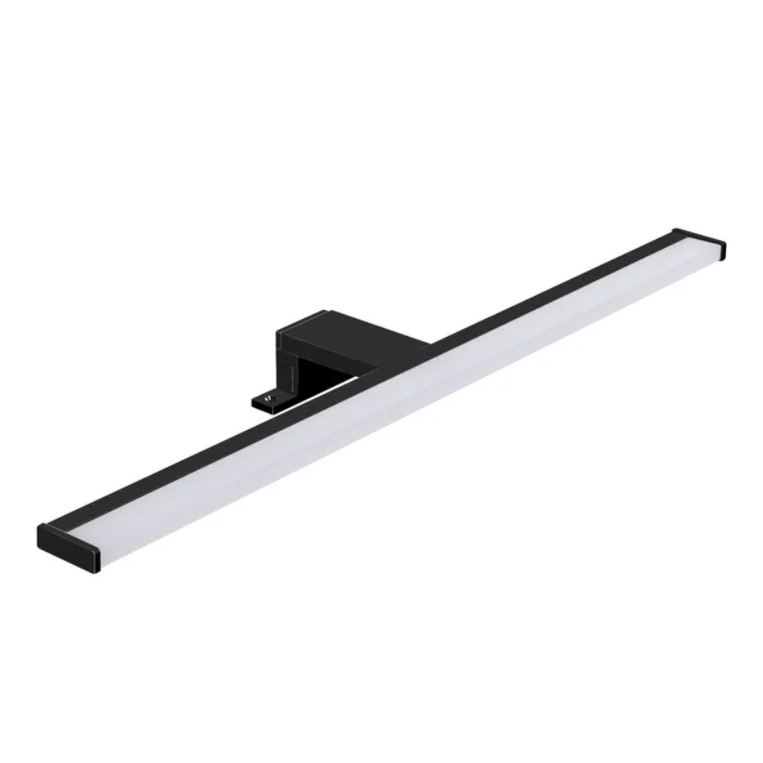 Allibert Led spiegellamp allibert azuro 60 cm 6w 4000k mat zwart