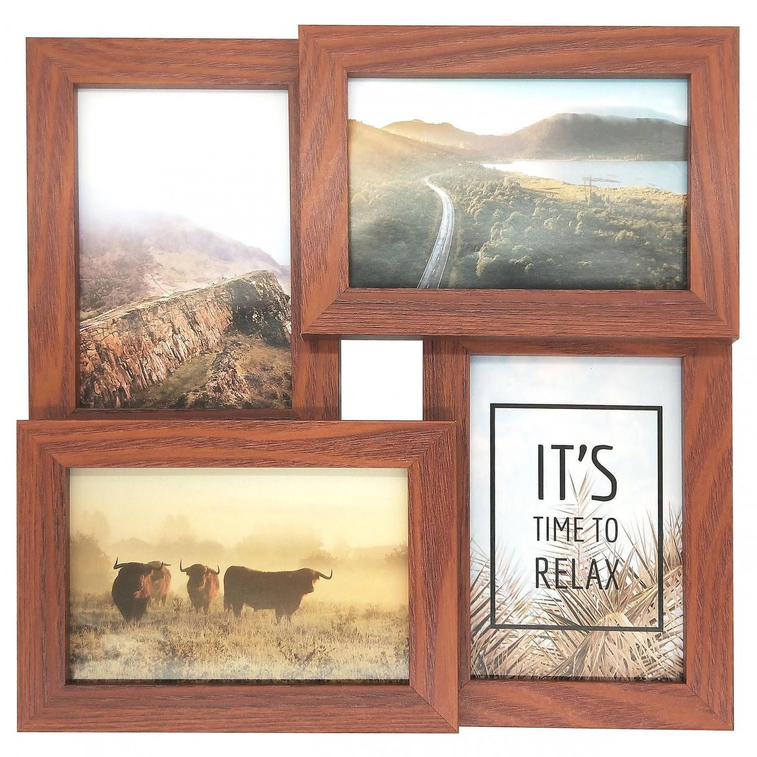 Henzo Pure Barry Collagelijst 10x15 cm - Bruin