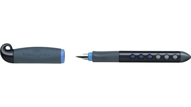 Faber-Castell FC-149860 Schoolvulpen Scribolino RH Zwart/blauw