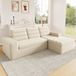 STILVORA Hoekbank 253 x 161 x 89 cm - Beige