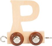 Small Foot Houten Lettertrein - P - Naturel