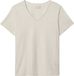 Calvin Klein Archive Jersey V-neck Tee Ba01 Grey Heather Dames T-shirt XL