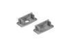 EUROLITE End Caps for U-Profil 20mm Silver