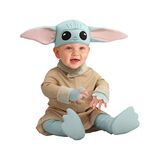 Rubie's 702886 Grogu kleine kinderen kostuum, Mandalorian "Baby Yoda" Gr. Newborn -peuter (Newborn)