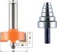 CMT Sponningfrezen set, met opzetringen, Ø 34,9 x 12,7/59 mm. S=Ø12