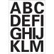 HERMA Letters 25mm A-Z weatherproof film black 2 sheets