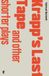 Krapp's Faber And Faber Ltd. Krapp's Last Tape & Other Shorter Plays