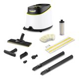Kärcher SC 3 Deluxe Textile Edition Cilinder-stoomreiniger 1 l 1900 W Zwart, Wit