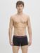 JACK&JONES JACPLAIN SOLID TRUNKS 4 PACK Heren Onderbroeken Zwart L