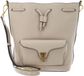 Coccinelle Leren schoudertas Beat Generatio Bucket Bag Sandshell beige