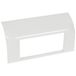 Legrand 031671 DLP mozaïekhouder voor plint, 4 modules, 140 x 35 mm, wit