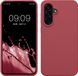 kwmobile Samsung Galaxy A56 5G hoesje met siliconen coating - Donkerroze